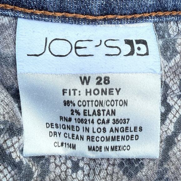 Joe's Jeans Honey Bootcut Size 28 Womens Ryder Color Stretch Distressed Denim - Picture 6 of 7